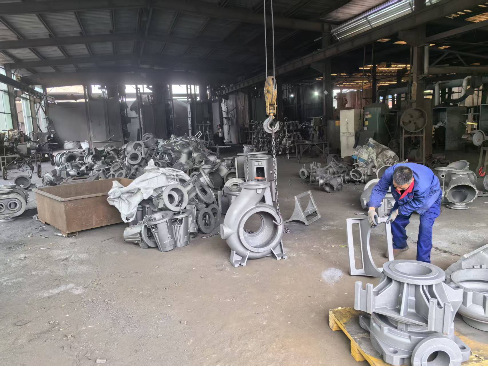 Iron casting and resin sand casting automatic production line development in China